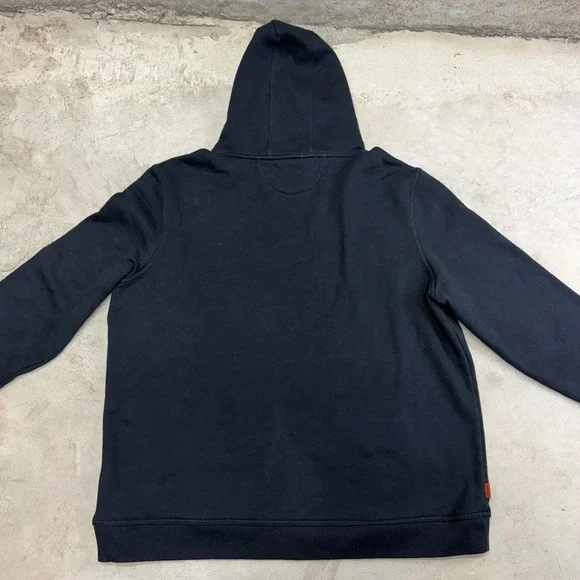 BRUNT The Shevlin Hoodie Black 3X Large Snap Neck Cotton Polyester Blend - Picture 8 of 9